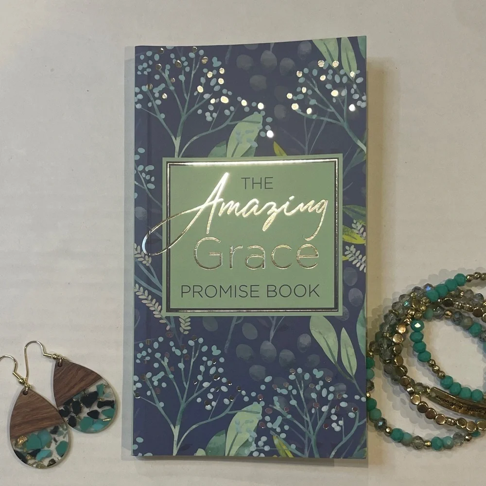 Amazing Grace Faith Based Promise Book with Jewelry Bundle Inspirational Gift